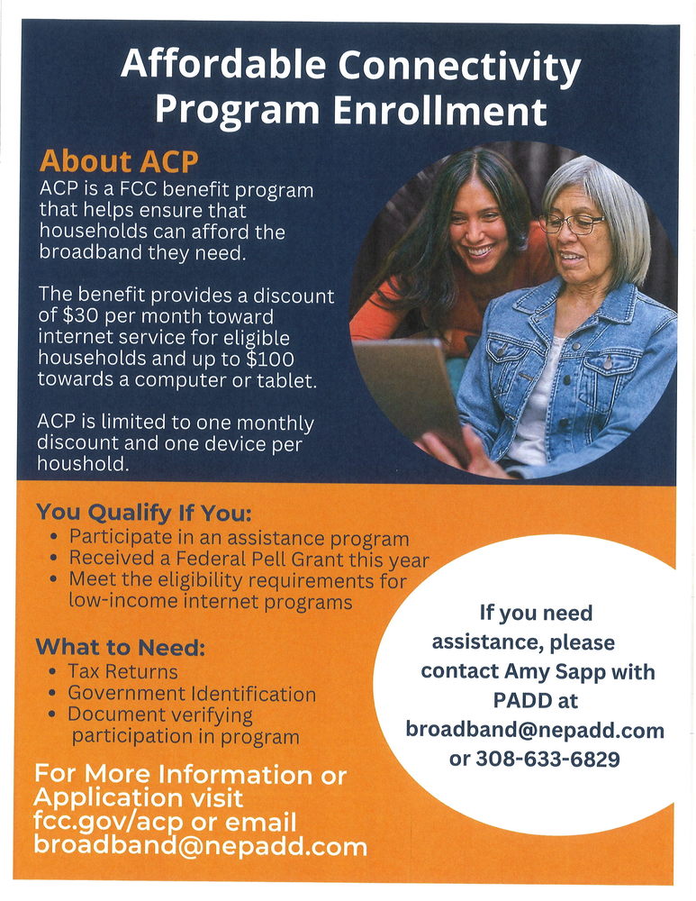 Affordable Connectivity Program Minatare Elementary School