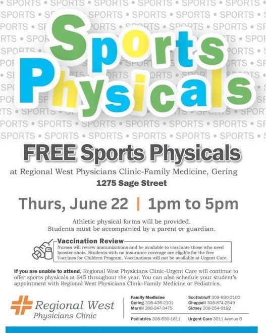 Free Physicals Minatare Elementary School